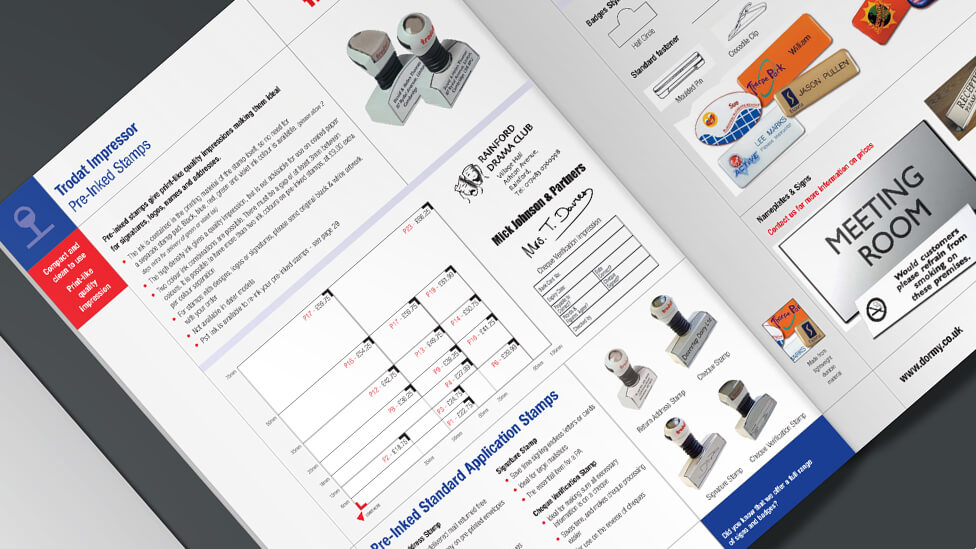 product Catalogue design